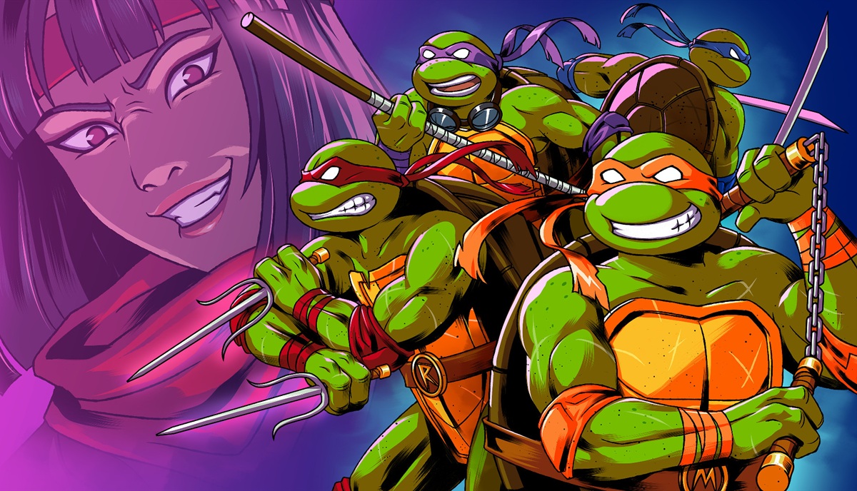 Een blik op de hoofdkunst voor TMNT: Tactical Takedown