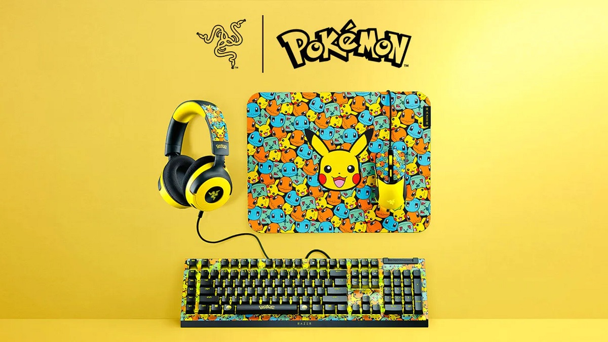 Verhoog je setup met Razer's Exclusieve Pokémon Collectie Razer brengt Pokémon Editie Gear uit: Vang ze allemaal in stijl