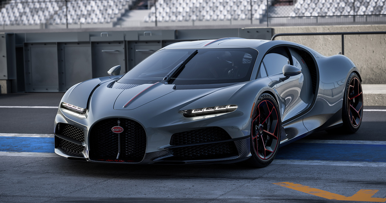 Bugatti Tourbillon verschijning met Équipe Pur Sang pakket Bugatti Tourbillon verschijning met Équipe Pur Sang pakket