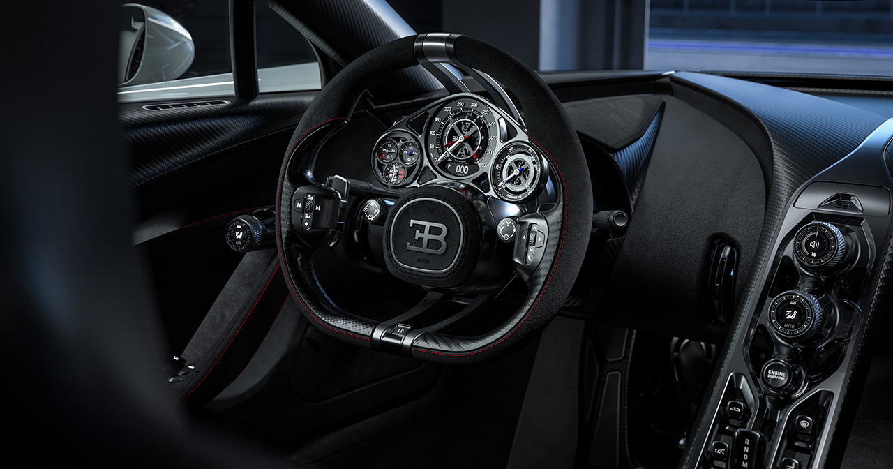 Bugatti Tourbillon achteraan met nieuw ontwerp Bugatti Tourbillon achteraan met nieuw ontwerp