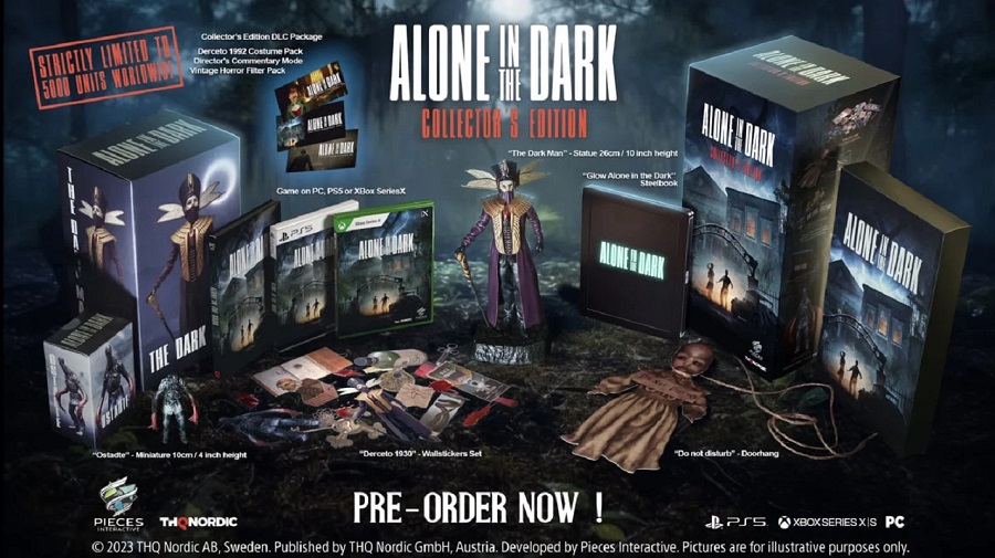 Word een van de 5000: THQ Nordic heeft een gelimiteerde verzamelaarseditie onthuld van de horrorgame Alone in the Dark (2023)-2