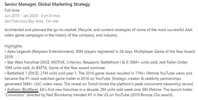 De mislukking van Anthem was geen ramp voor Electronic Arts: het aantal verkochte exemplaren van de schandalige shooter van BioWare is onthuld-2