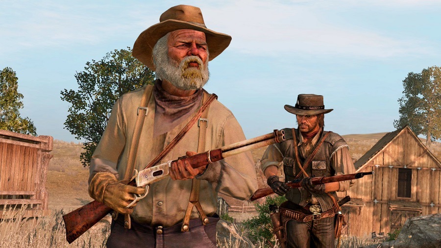 Rockstar Games heeft de eerste screenshots vrijgegeven van de Red Dead Redemption re-release voor PlayStation 4 en Nintendo Switch. Het verschil met de originele game is merkbaar-2 Rockstar Games heeft de eerste screenshots vrijgegeven van de Red Dead Redemption re-release voor PlayStation 4 en Nintendo Switch. Het verschil met de originele game is merkbaar-2