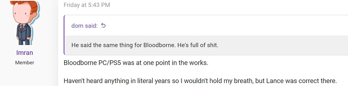 Insider: Sony werkte inderdaad aan een bijgewerkte versie van Bloodborne voor PS5 en PC, maar heeft die plannen om de een of andere reden laten varen-2 Insider: Sony werkte inderdaad aan een bijgewerkte versie van Bloodborne voor PS5 en PC, maar heeft die plannen om de een of andere reden laten varen-2