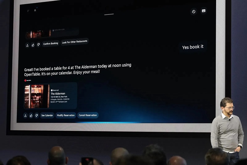 Afbeelding 1: de bijgewerkte Alexa+ assistent Afbeelding 1: de bijgewerkte Alexa+ assistent