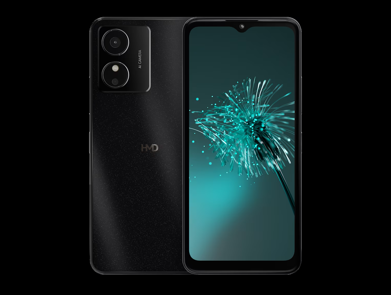 Aura2 smartphone in zwarte kleur Aura2 smartphone in zwarte kleur