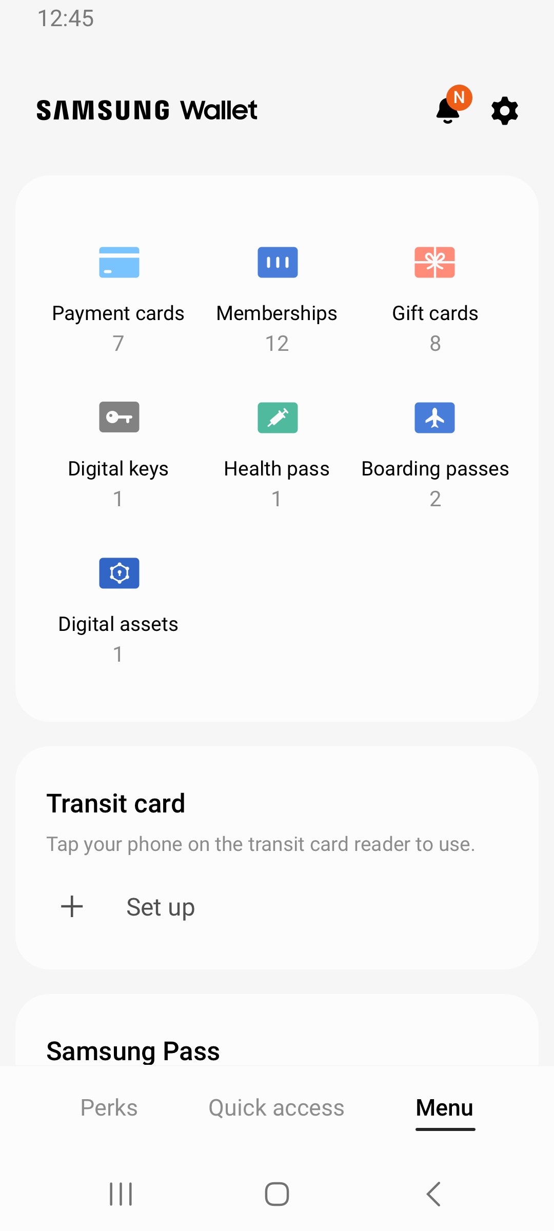 Samsung Portemonnee app Samsung Portemonnee app