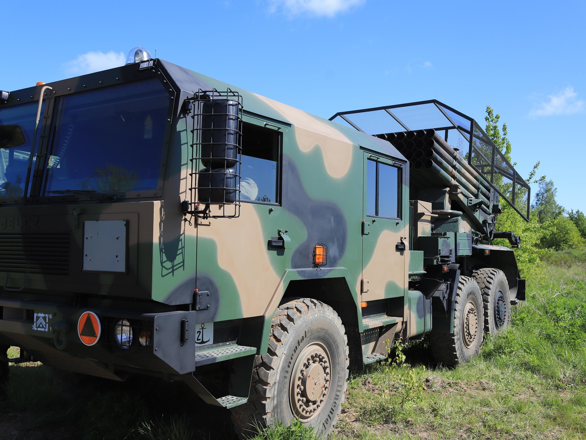 WR-40 Langusta WR-40 Langusta met beschermnetten