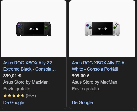 ROG Xbox Ally handheld console