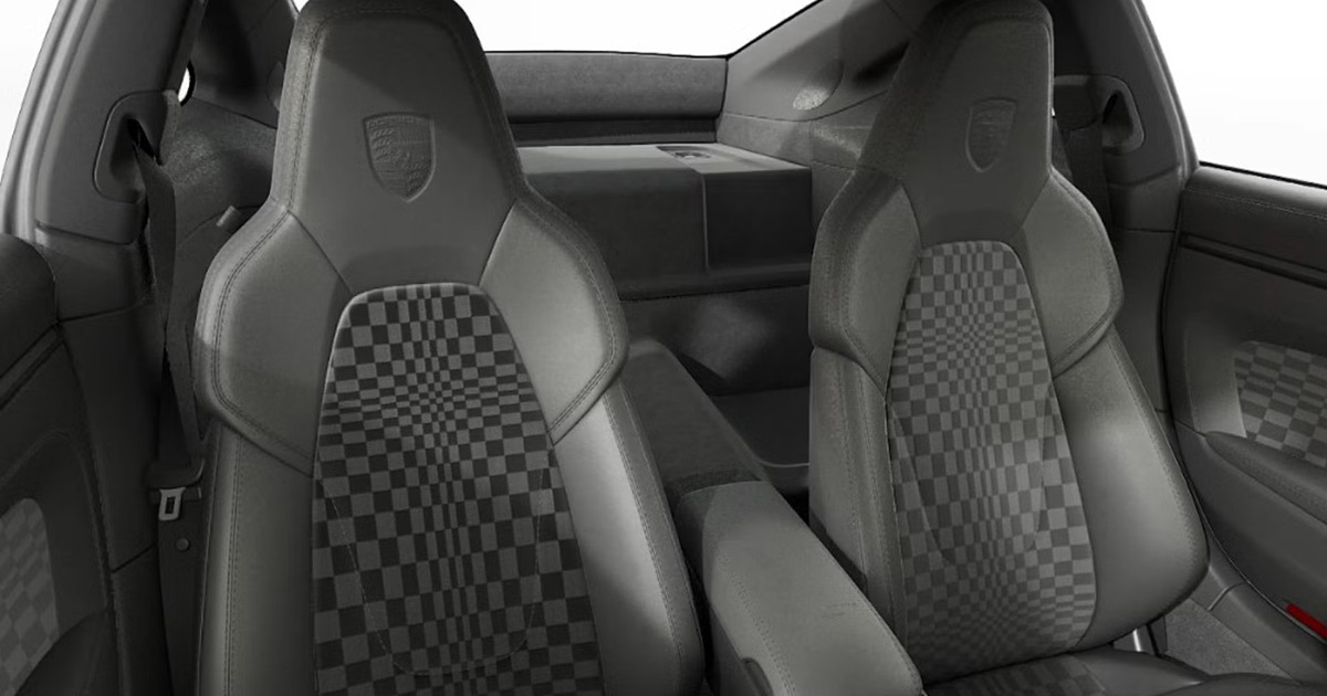Porsche 911 Carrera stoelen met Club Leather Porsche 911 Carrera stoelen met Club Leather