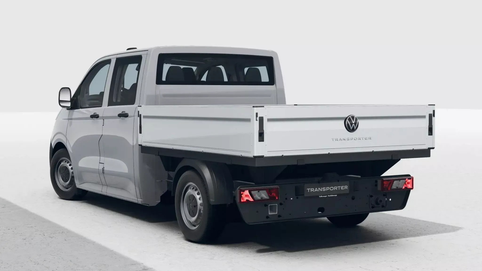 Volkswagen Transporter DoKa met open carrosserie