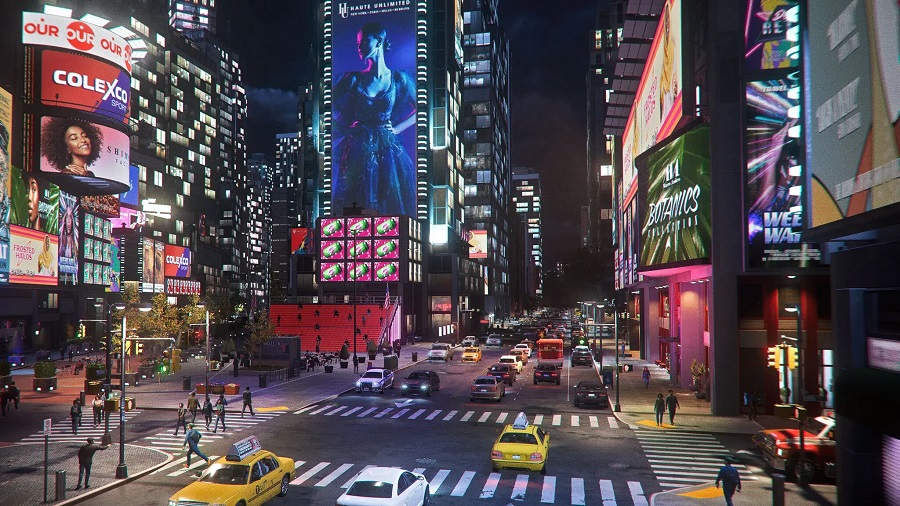 Verbluffend gedetailleerde panorama's van New York City in nieuwe screenshots van de actiegame Marvel's Spider-Man 2 van Insomniac Games-2 Verbluffend gedetailleerde panorama's van New York City in nieuwe screenshots van de actiegame Marvel's Spider-Man 2 van Insomniac Games-2