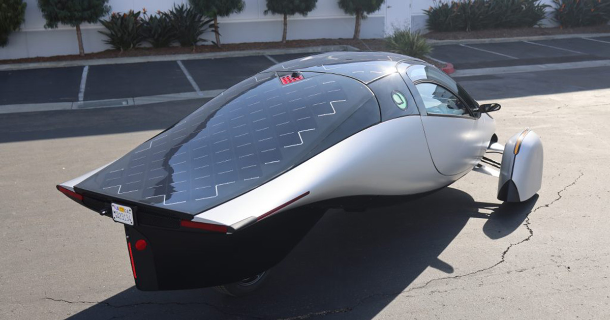 Aptera elektrische auto op drie wielen Aptera elektrische auto op drie wielen