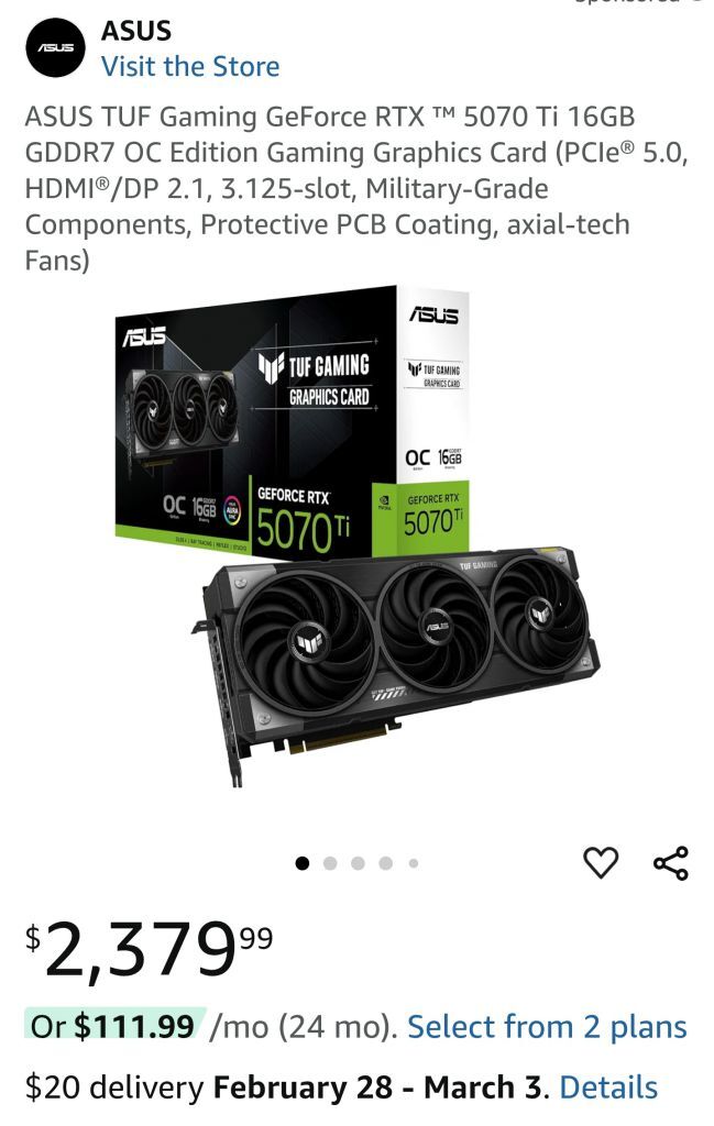 GeForce RTX 5070 Ti GPU GeForce RTX 5070 Ti GPU