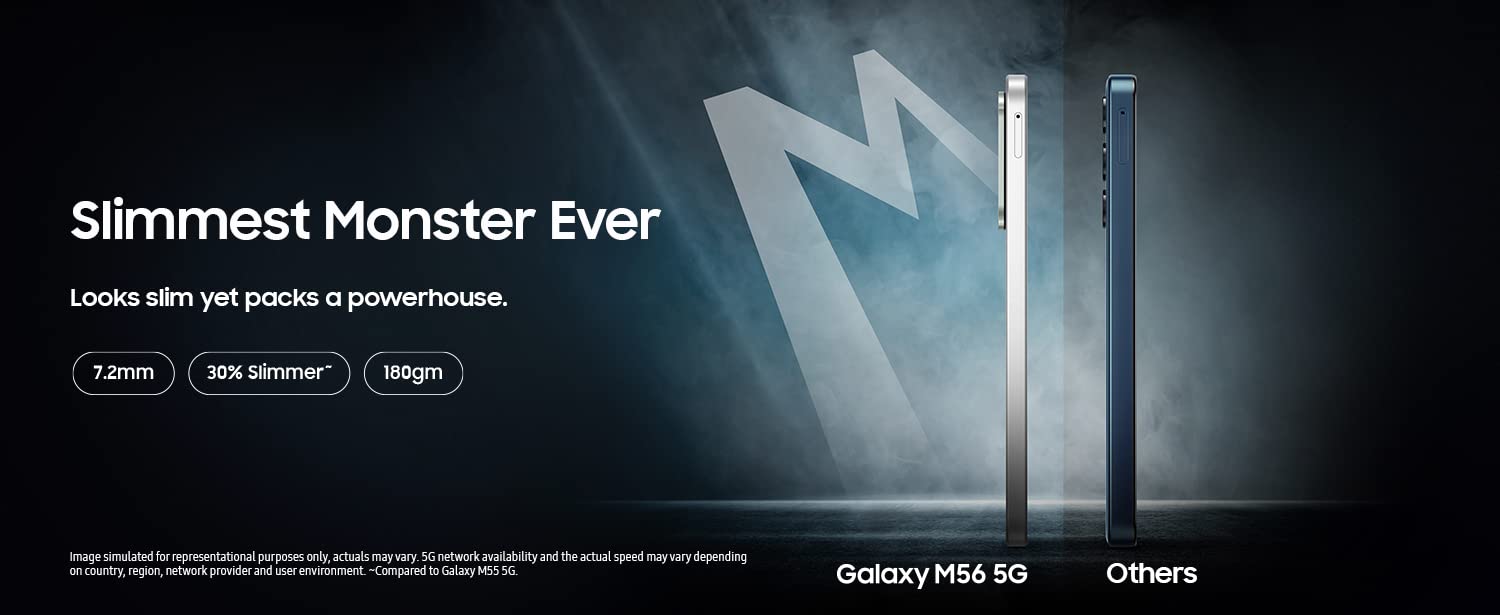 Galaxy M56 ontwerp Galaxy M56 ontwerp