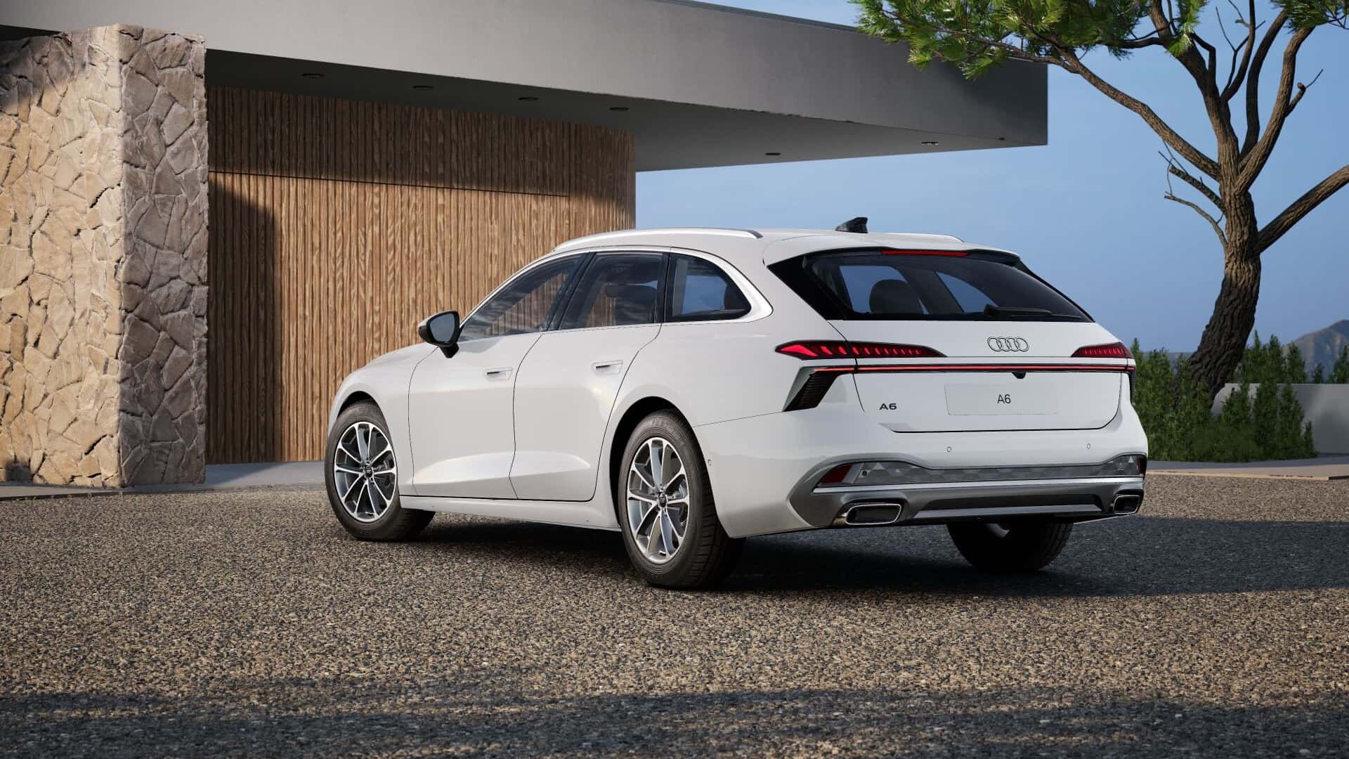 Ontwerp van de Audi A6 Avant 2025 in de basisconfiguratie Ontwerp van de Audi A6 Avant 2025 in de basisconfiguratie