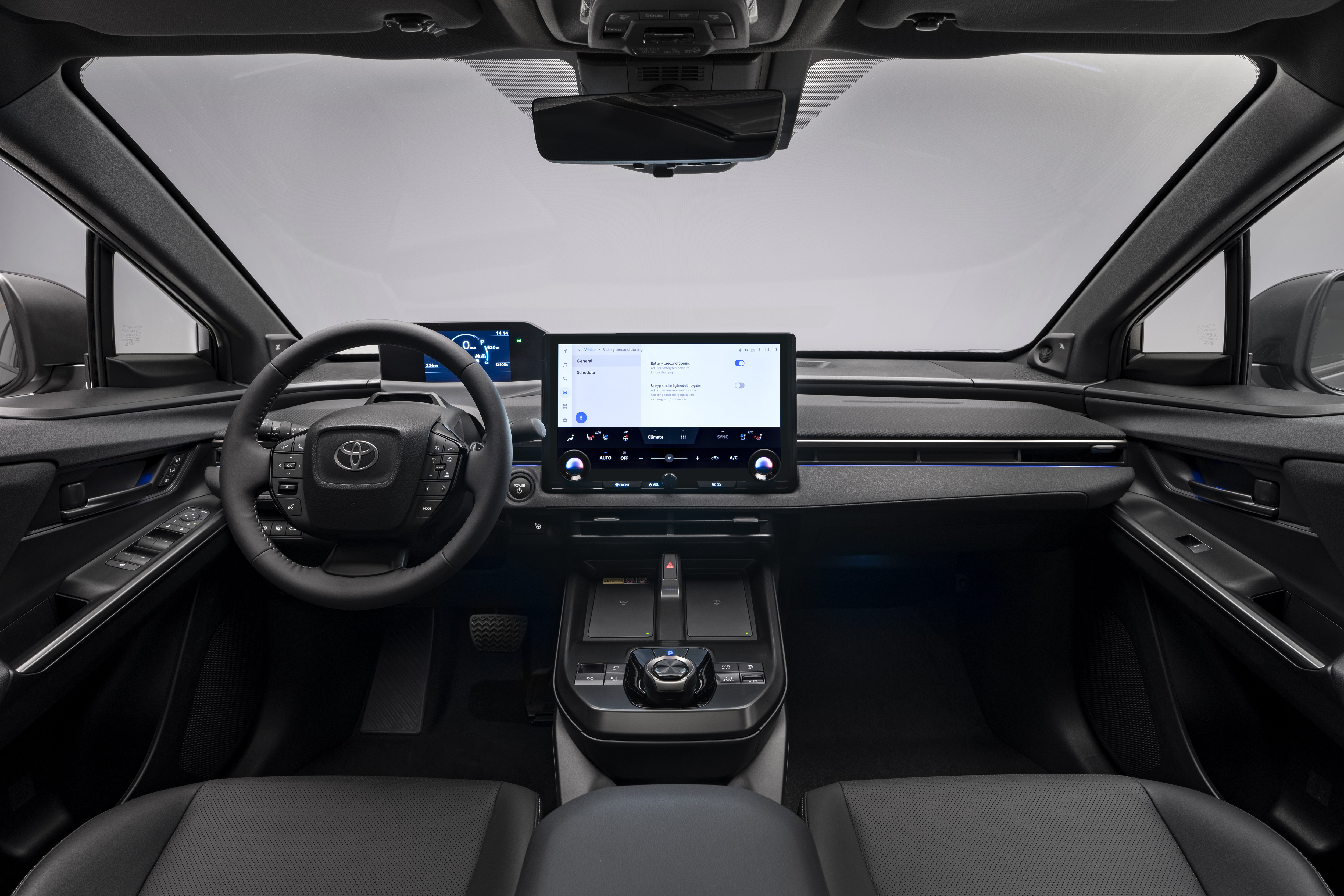 Interieur van de vernieuwde Toyota bZ4X - bekijk 1 Interieur van de vernieuwde Toyota bZ4X - bekijk 1