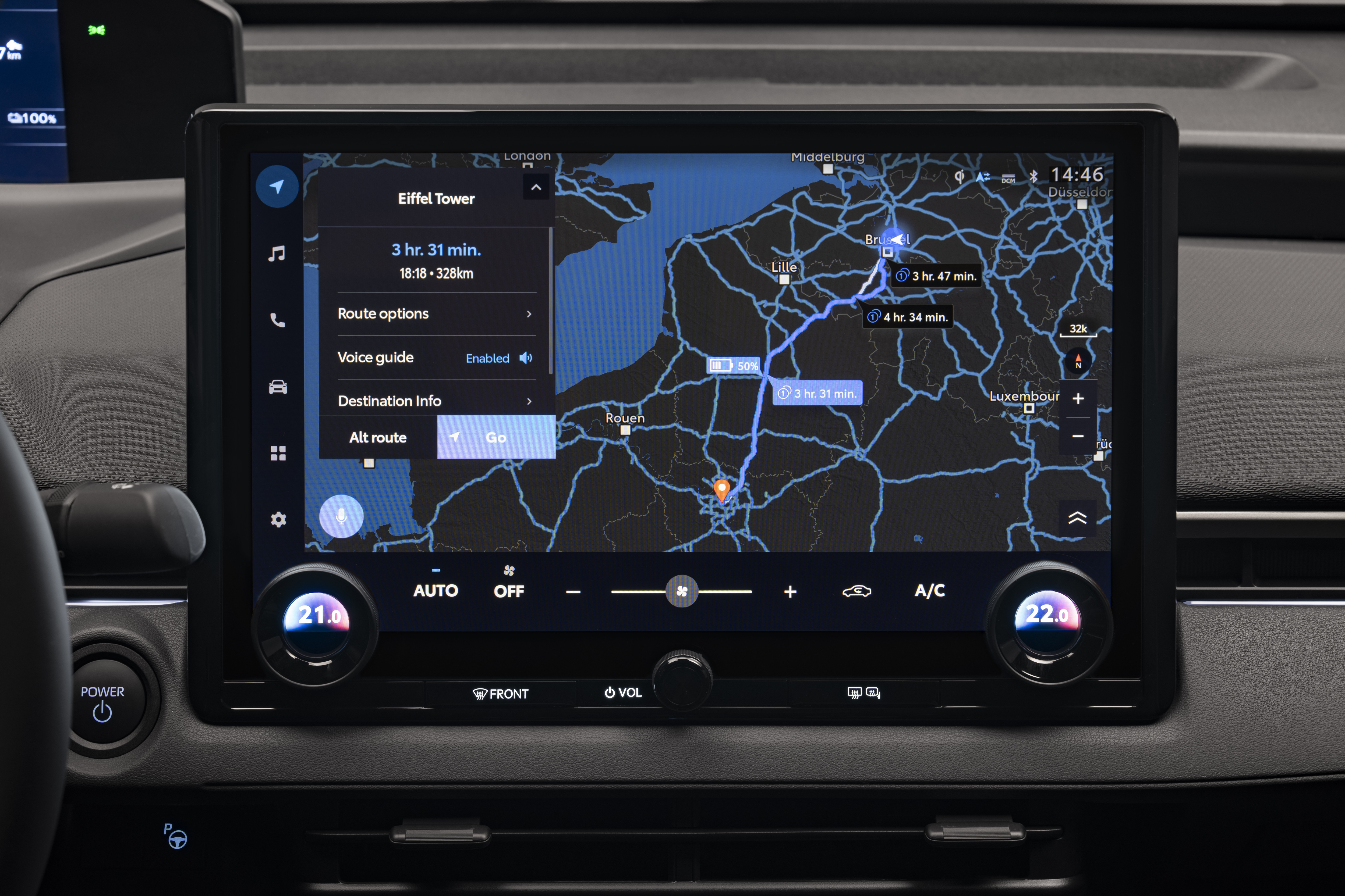 Interieur van de vernieuwde Toyota bZ4X - weergave 7 Interieur van de vernieuwde Toyota bZ4X - weergave 7