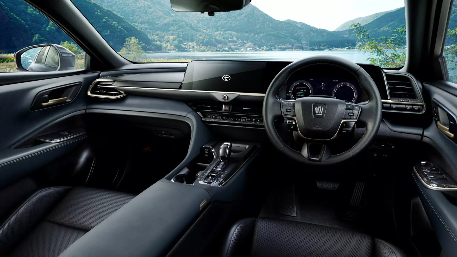 Dynamisch beeld van de Toyota Crown Estate Dynamisch beeld van de Toyota Crown Estate