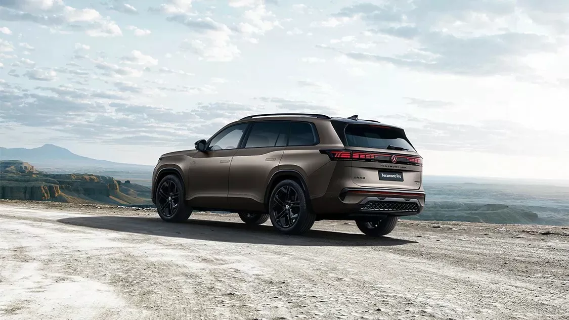 Volkswagen Teramont Pro - achteraanzicht Volkswagen Teramont Pro - achteraanzicht