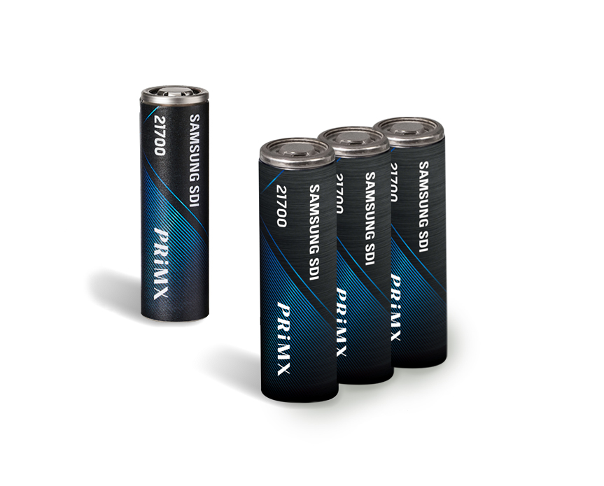 Samsung SDI 21700 cilinderbatterijen