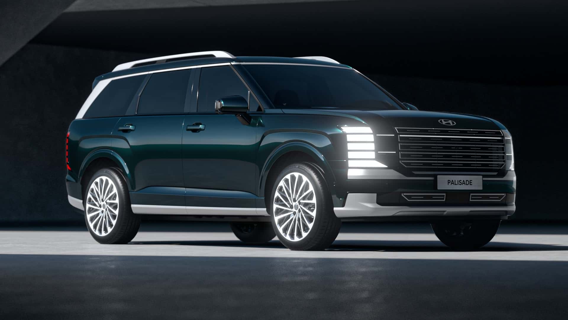 2026 Hyundai Palisade Vooraanzicht 2026 Hyundai Palisade Vooraanzicht