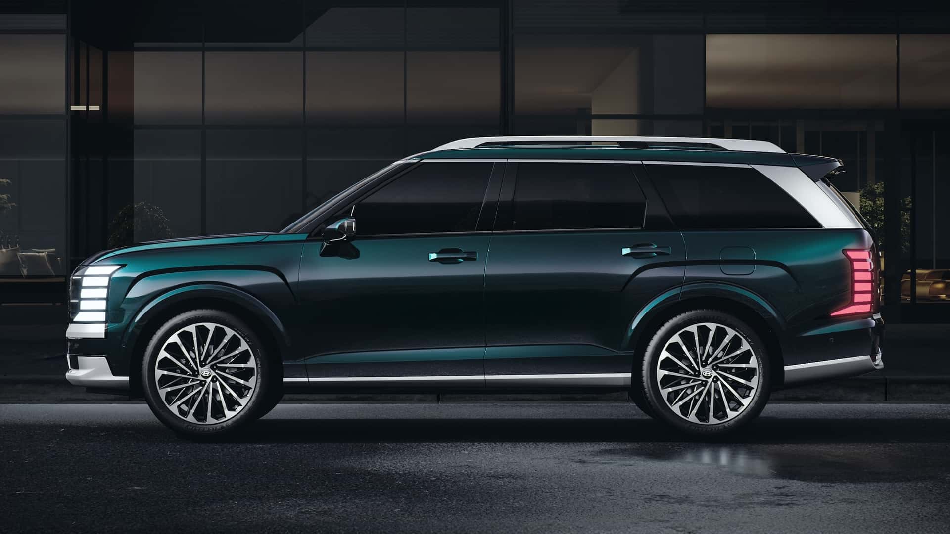 2026 Hyundai Palisade Zijaanzicht 2026 Hyundai Palisade Zijaanzicht
