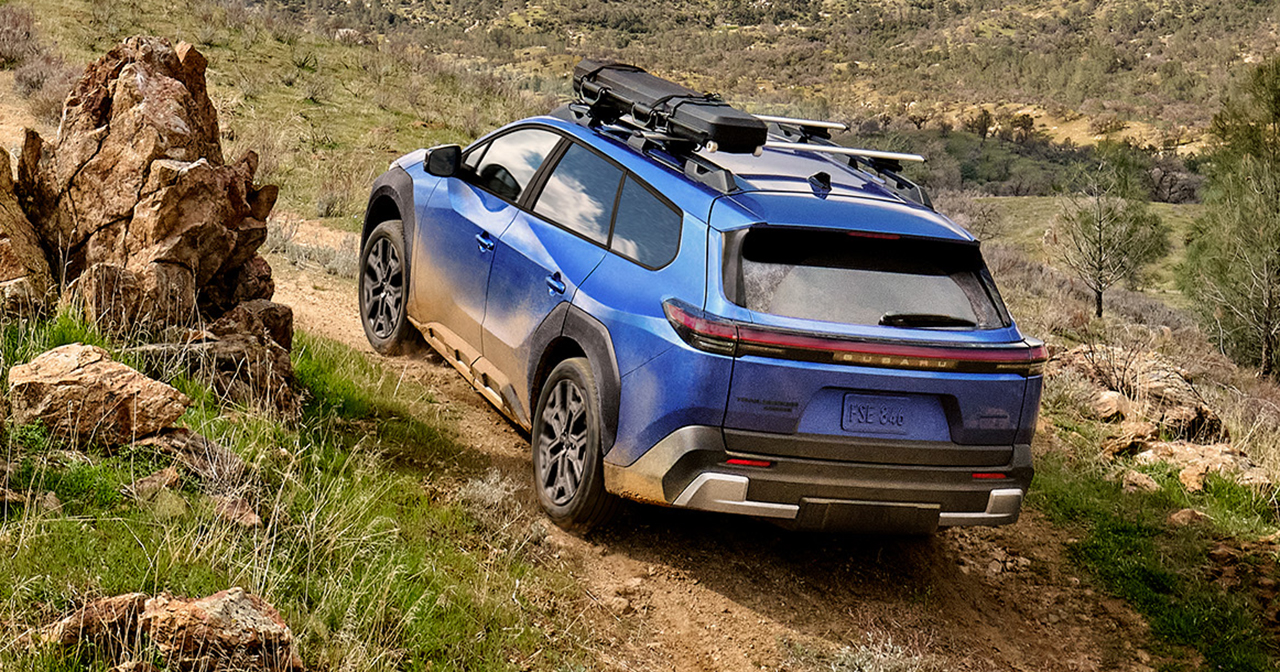 2026 Subaru Trailseeker - achteraanzicht 2026 Subaru Trailseeker - achteraanzicht