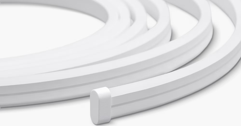 LED-strip zoals geïnstalleerd LED-strip zoals geïnstalleerd
