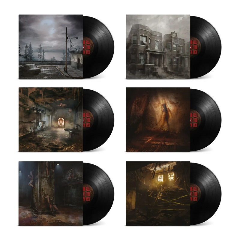 Silent Hill 2 Deluxe X6LP Boxset vinylsett-cover Silent Hill 2 Deluxe X6LP Boxset vinylsett-cover