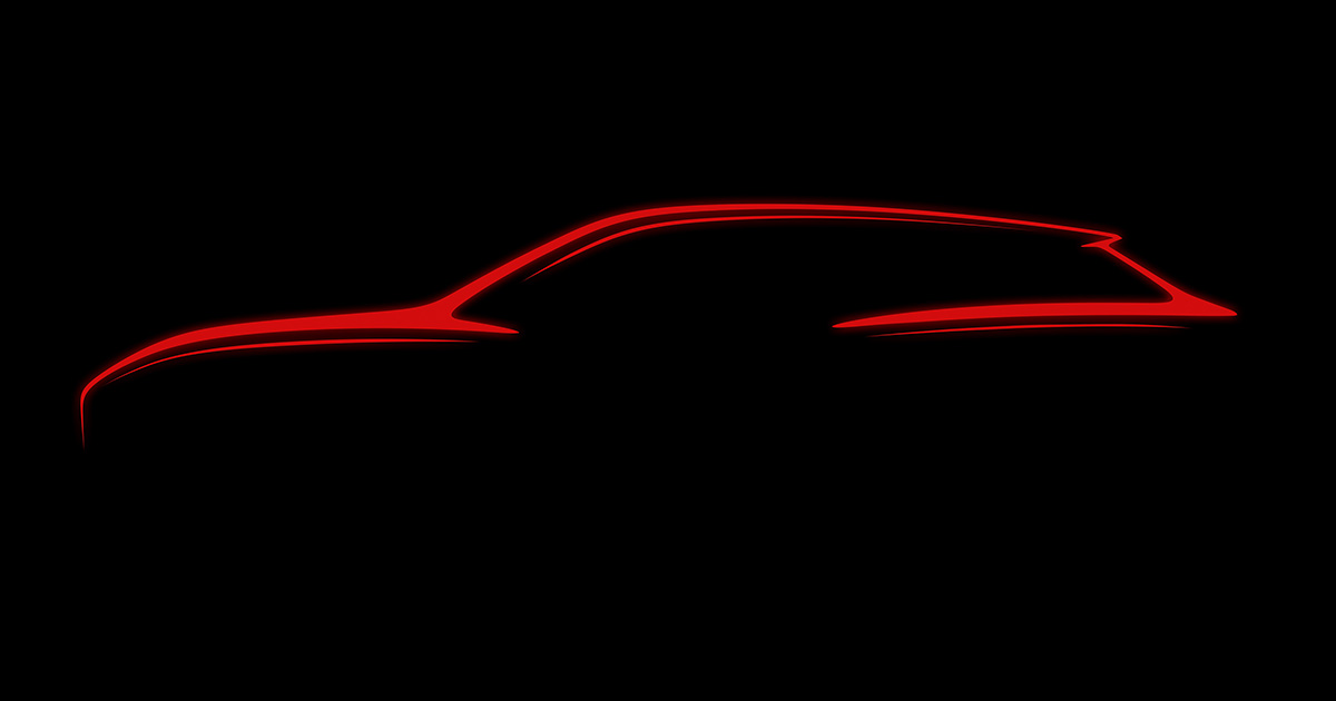 Teaser van de elektrische SUV van Mercedes-AMG. Teaser van de elektrische SUV van Mercedes-AMG.