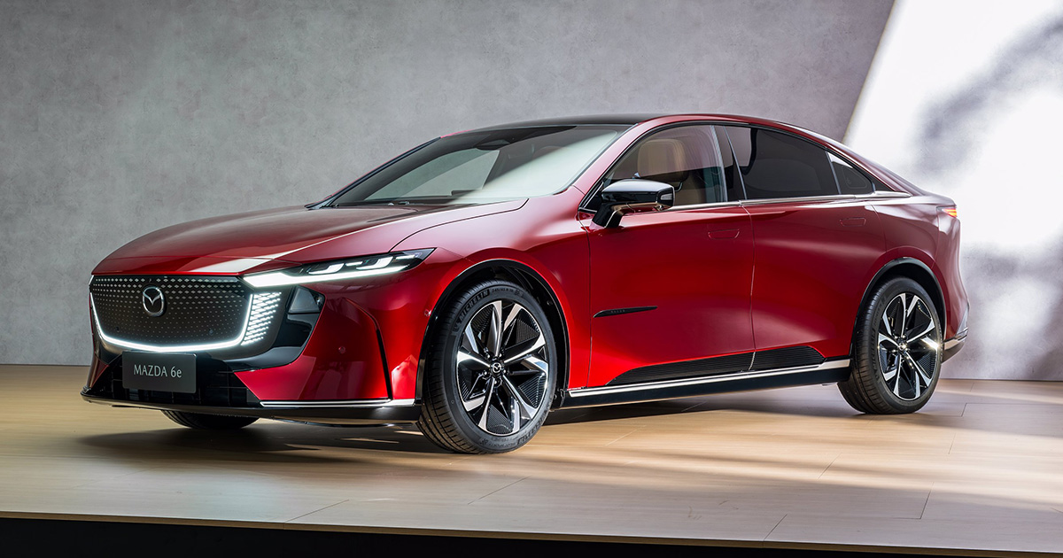 Mazda6e ontwerp. Mazda6e ontwerp.