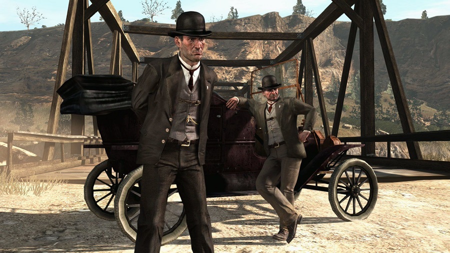 Rockstar Games heeft de eerste screenshots vrijgegeven van de Red Dead Redemption re-release voor PlayStation 4 en Nintendo Switch. Het verschil met de originele game is merkbaar-13 Rockstar Games heeft de eerste screenshots vrijgegeven van de Red Dead Redemption re-release voor PlayStation 4 en Nintendo Switch. Het verschil met de originele game is merkbaar-13