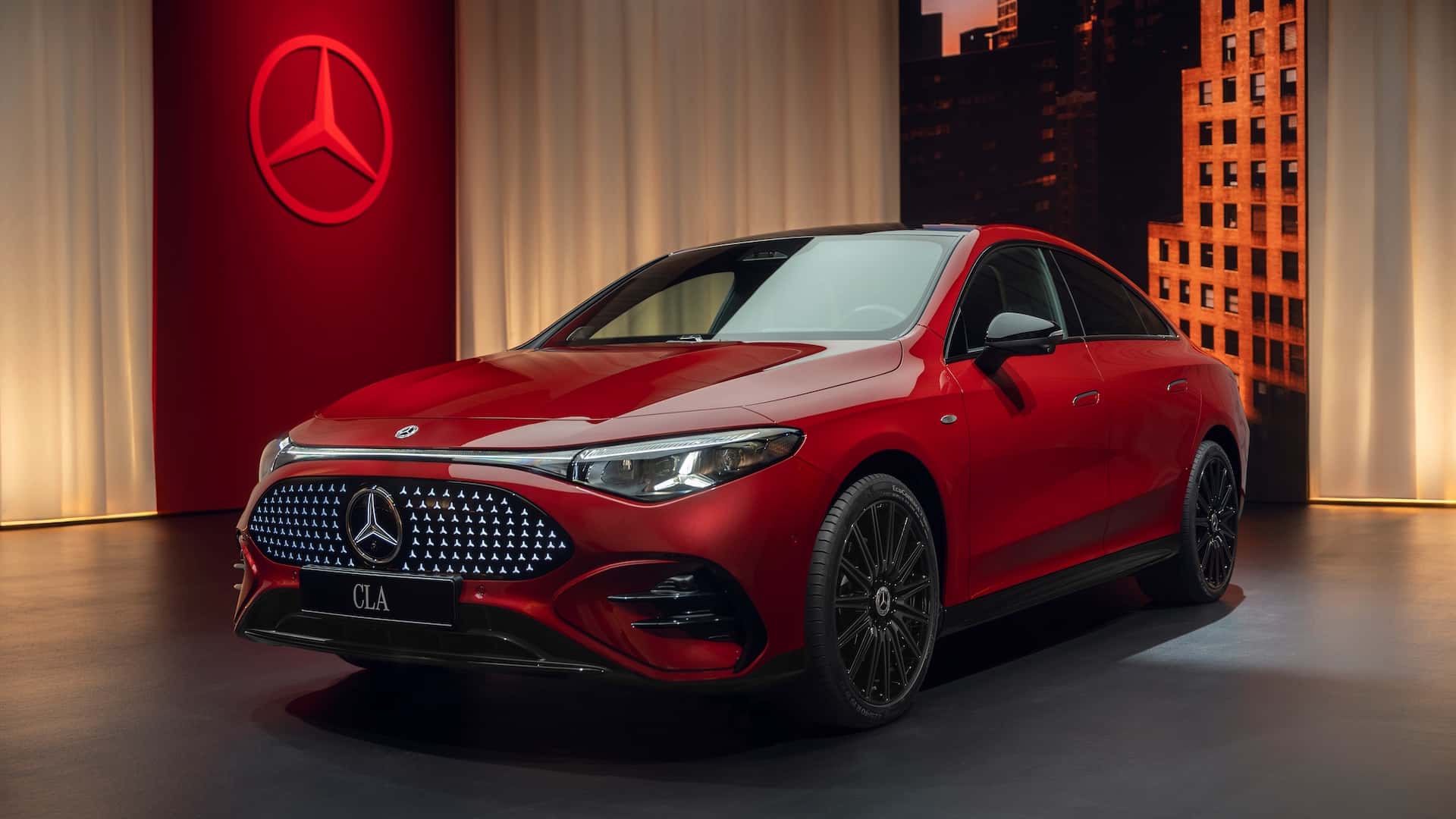 Interieur van de nieuwe Mercedes-Benz CLA Interieur van de nieuwe Mercedes-Benz CLA