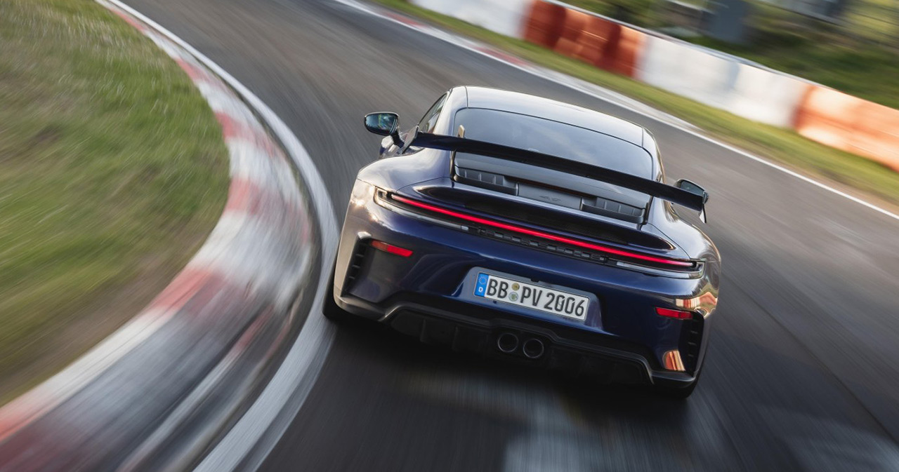 Porsche 911 GT3 op de Nürburgring Porsche 911 GT3 op de Nürburgring