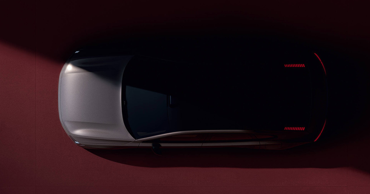 Volvo ES90 teaser afbeelding Volvo ES90 teaser afbeelding