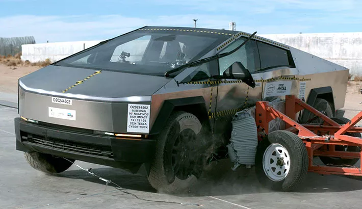 Veiligheid van de Tesla Cybertruck Veiligheid van de Tesla Cybertruck