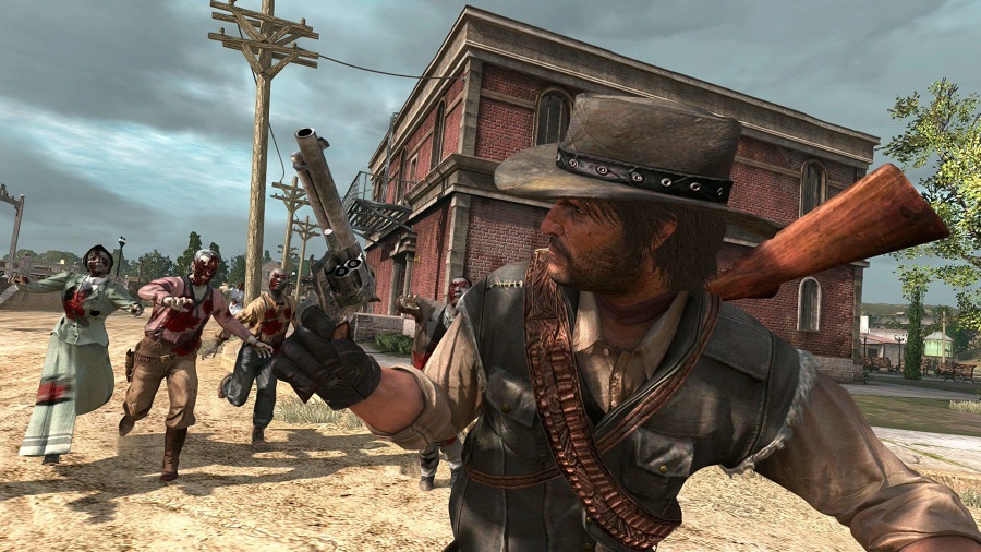 Rockstar Games heeft de eerste screenshots vrijgegeven van de Red Dead Redemption re-release voor PlayStation 4 en Nintendo Switch. Het verschil met de originele game is merkbaar-14 Rockstar Games heeft de eerste screenshots vrijgegeven van de Red Dead Redemption re-release voor PlayStation 4 en Nintendo Switch. Het verschil met de originele game is merkbaar-14