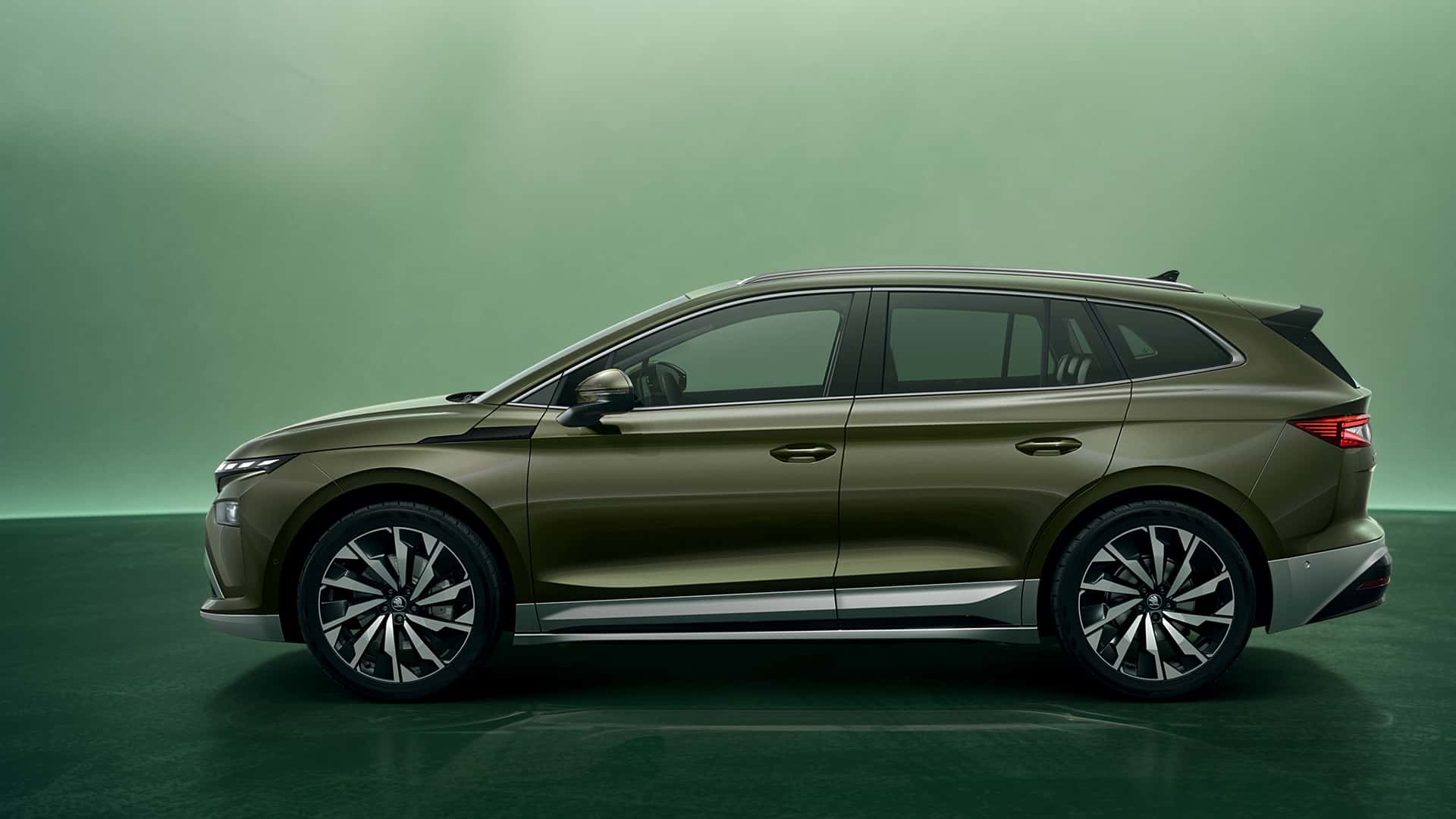 Derde foto van de bijgewerkte Skoda Enyaq en Enyaq Coupé Derde foto van de bijgewerkte Skoda Enyaq en Enyaq Coupé