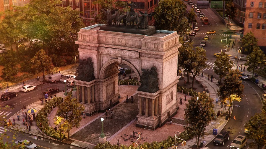 Verbluffend gedetailleerde panorama's van New York City in nieuwe screenshots van de actiegame Marvel's Spider-Man 2 van Insomniac Games-4 Verbluffend gedetailleerde panorama's van New York City in nieuwe screenshots van de actiegame Marvel's Spider-Man 2 van Insomniac Games-4