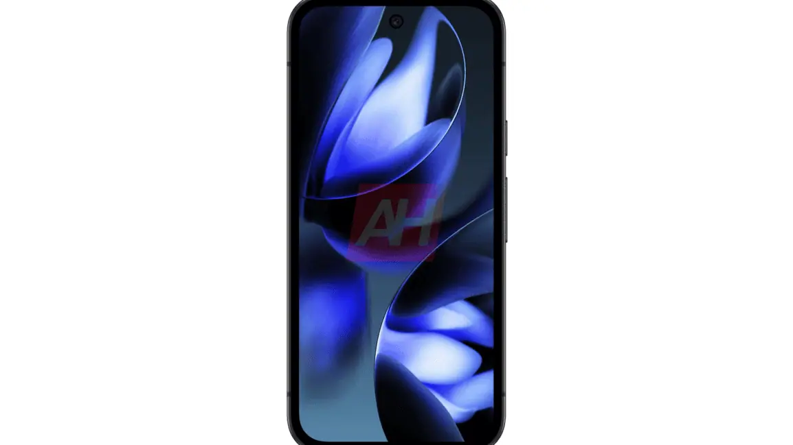 Render van Google Pixel 9a smartphone Render van Google Pixel 9a smartphone