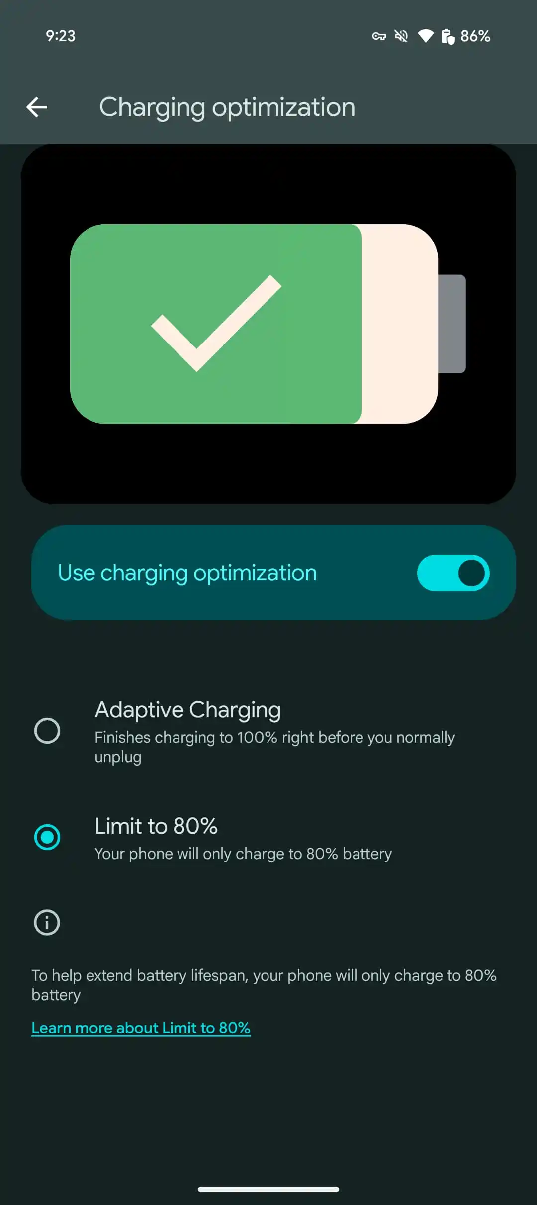 Nieuw ontwerp van batterij-instellingen Nieuw ontwerp van batterij-instellingen