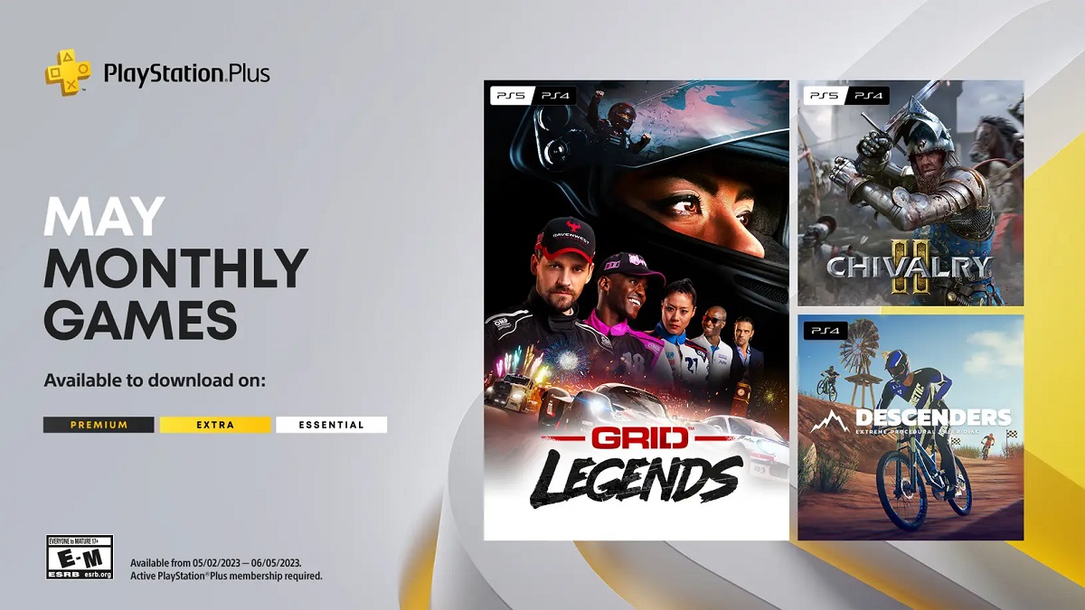 In mei krijgen PS Plus-abonnees toegang tot GRID Legends, Chivalry 2 en Descenders. Sony heeft officieel een selectie van games onthuld In mei krijgen PS Plus-abonnees toegang tot GRID Legends, Chivalry 2 en Descenders. Sony heeft officieel een selectie van games onthuld
