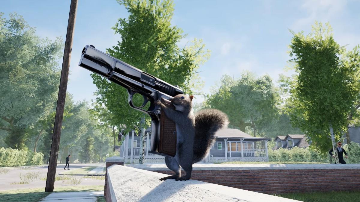 De ontwikkelaars van de knotsgekke actiegame Squirrel with a Gun hebben een nieuwe trailer uitgebracht en de releasedatum van de game onthuld De ontwikkelaars van de knotsgekke actiegame Squirrel with a Gun hebben een nieuwe trailer uitgebracht en de releasedatum van de game onthuld