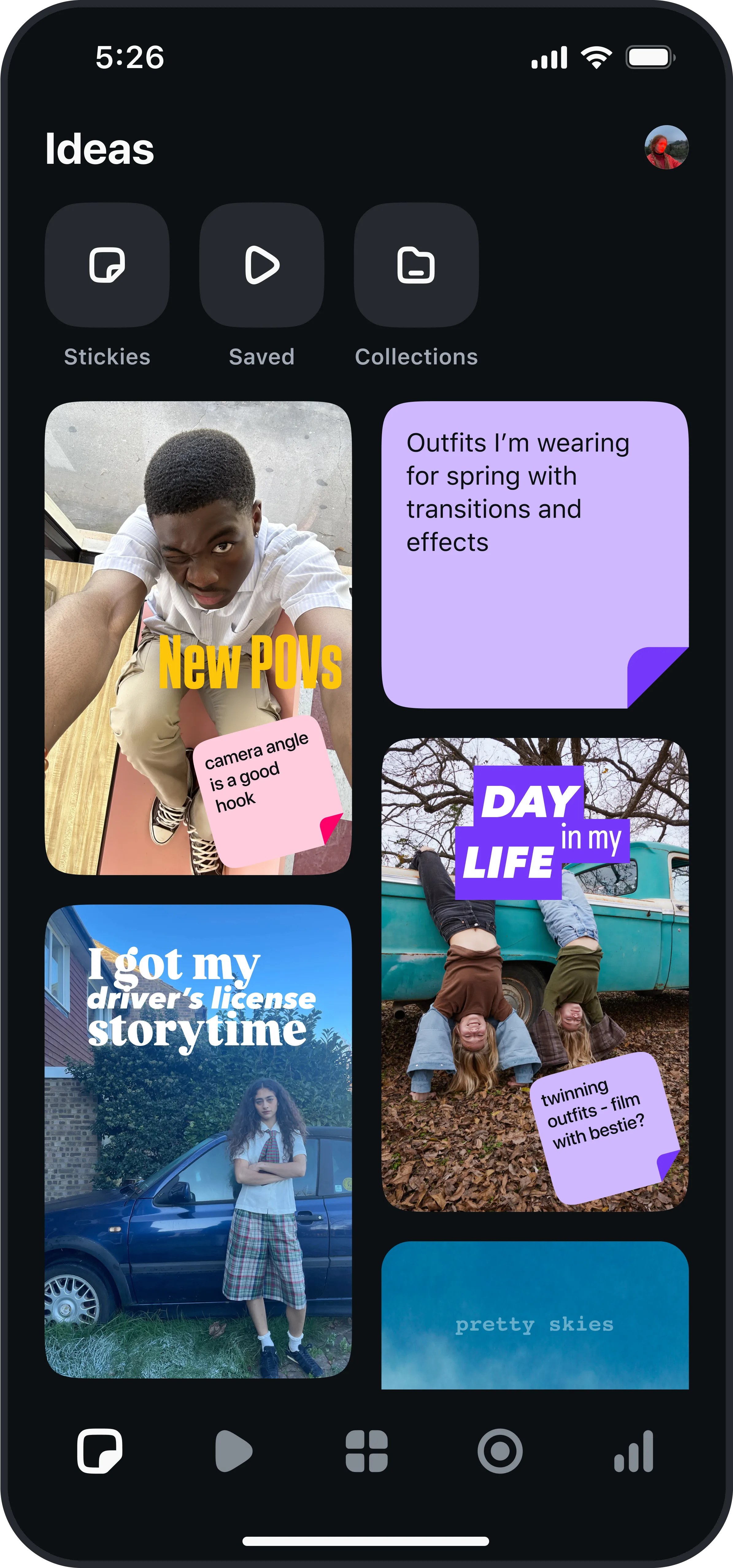 Editing features in the Edits app Editing features in the Edits app