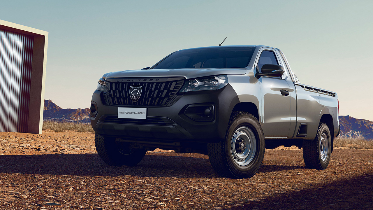 De vernieuwde Peugeot Landtrek - uitzicht vanaf het vrachtwagenplatform De vernieuwde Peugeot Landtrek - uitzicht vanaf het vrachtwagenplatform