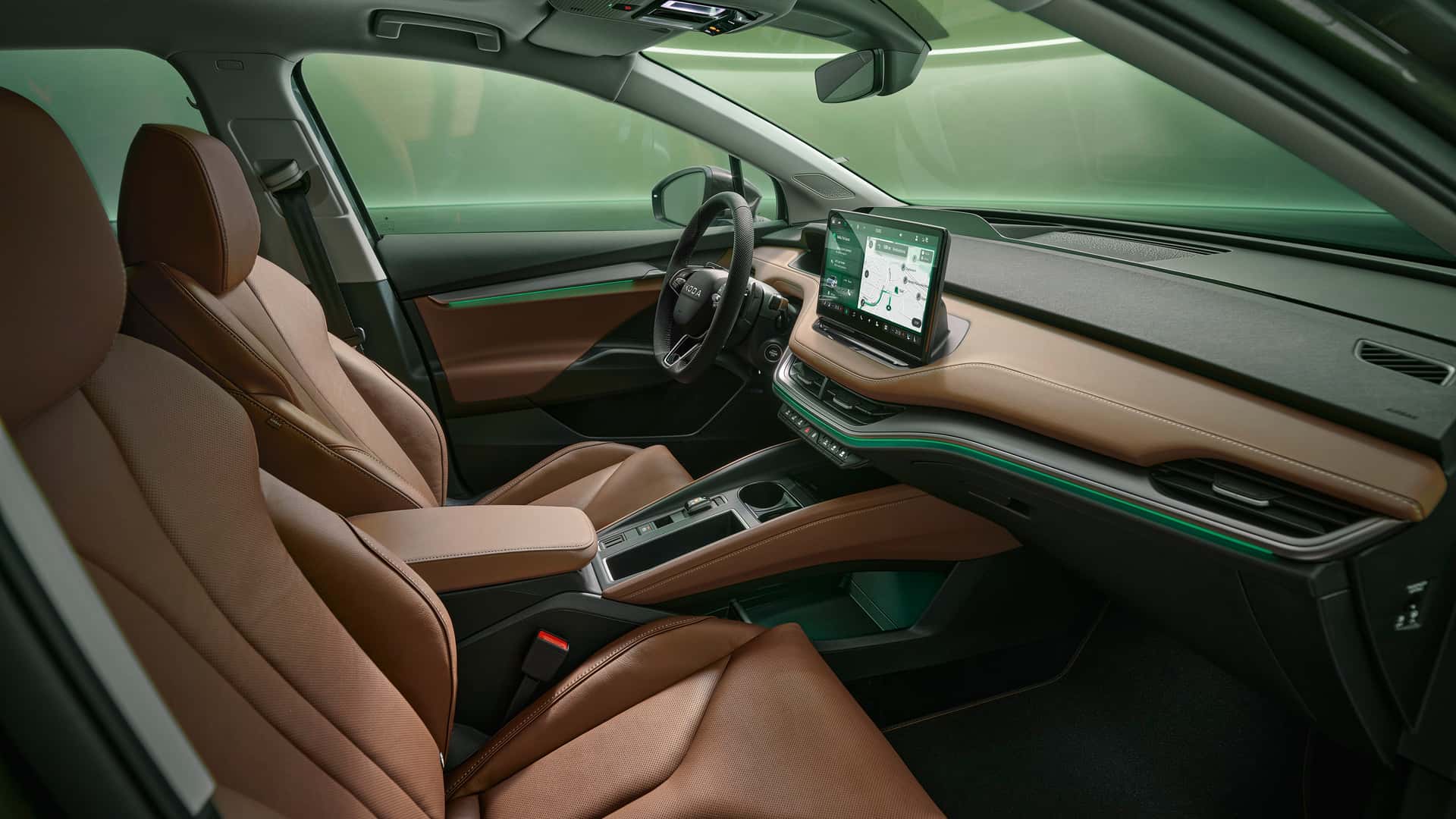 Vierde foto van de vernieuwde Skoda Enyaq en Enyaq Coupé Vierde foto van de vernieuwde Skoda Enyaq en Enyaq Coupé