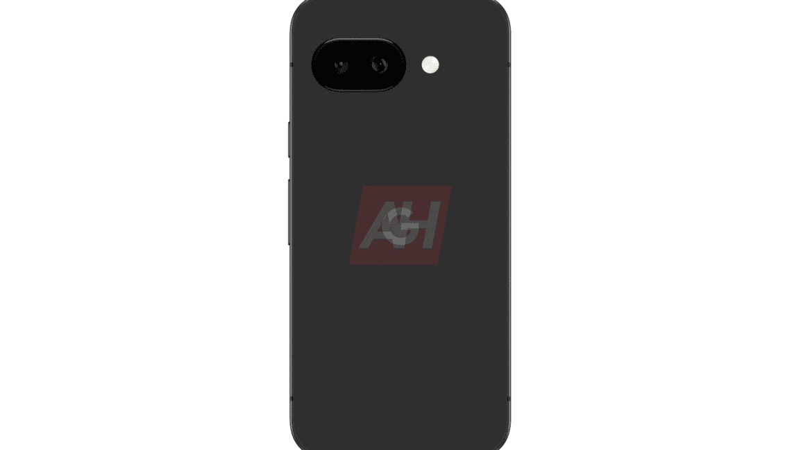 Render van Google Pixel 9a smartphone Render van Google Pixel 9a smartphone