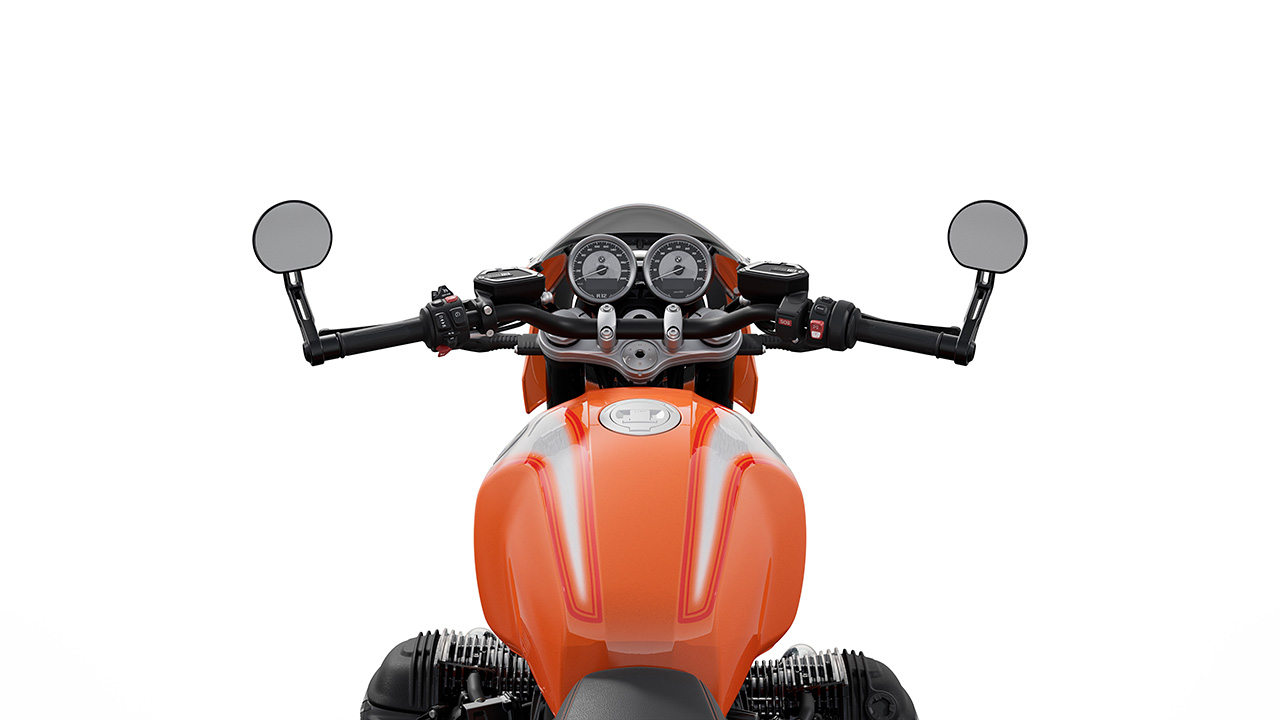 Achteraanzicht van de BMW R 12 S Achteraanzicht van de BMW R 12 S