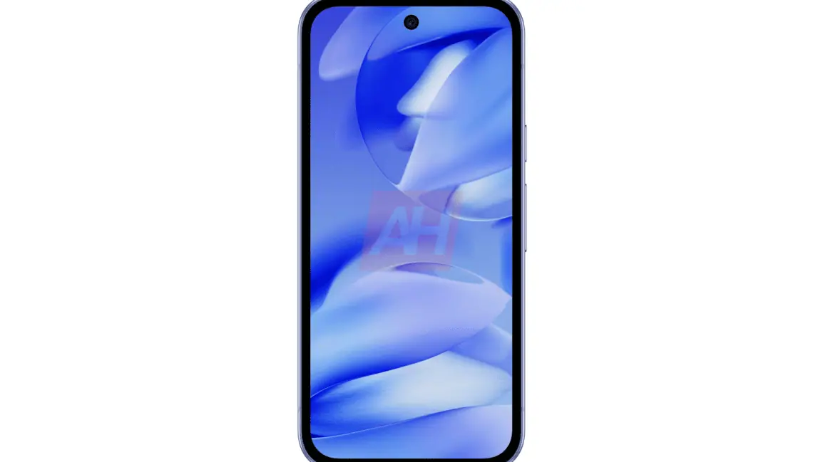 Render van Google Pixel 9a smartphone Render van Google Pixel 9a smartphone